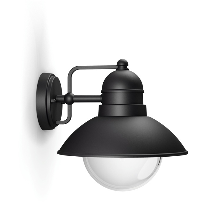 Philips myGarden Hoverfly vegglampe svart i gruppen HJEM, HUS OG HAGE / El og belysning / Utendørsbelysning / Fasadebelysning / Uten bevegelsessensor hos TP E-commerce Nordic AB (38-76908)
