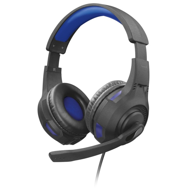 Trust GXT 307B Gaming-hodesett PS4 Blå i gruppen Datautstyr / GAMING / Headset hos TP E-commerce Nordic AB (38-76929)