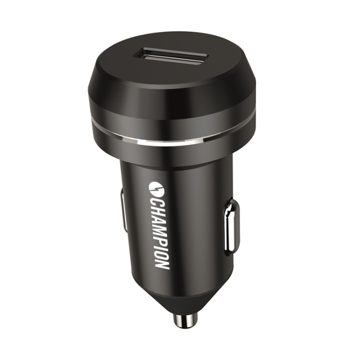 Champion USB Laddare 12/24V 2.4A Svart i gruppen Bil / Tilbehør / Accessories / 12 volt tilbehør hos TP E-commerce Nordic AB (38-76984)