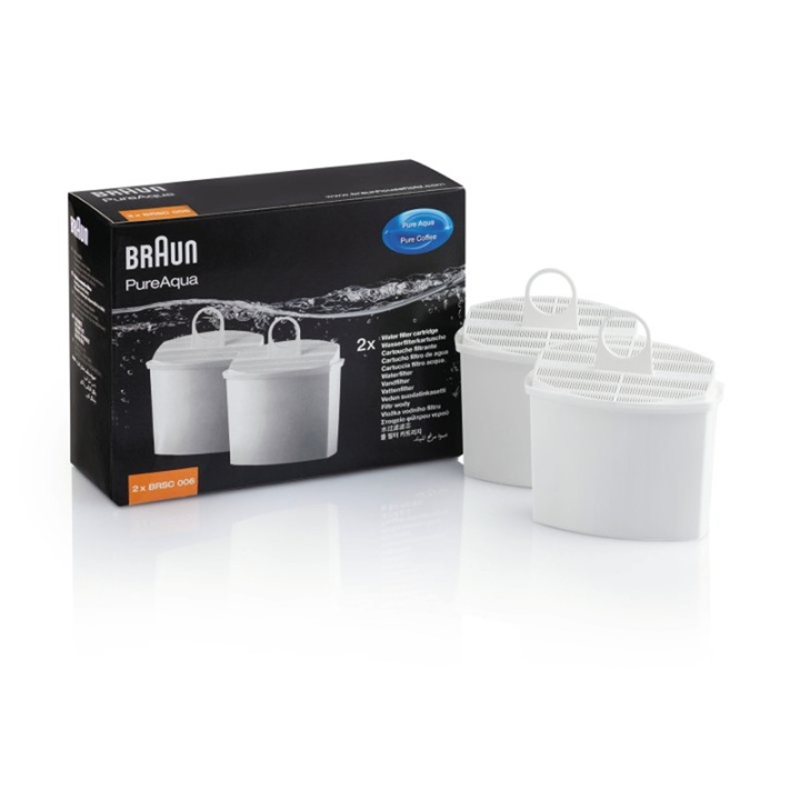 Braun Vannfilter kaffetrakter 2-pk BRSC006 i gruppen HJEM, HUS OG HAGE / Husholdningsapparater / Kaffe og espresso / Kapsler, filter og tilbehør hos TP E-commerce Nordic AB (38-76989)