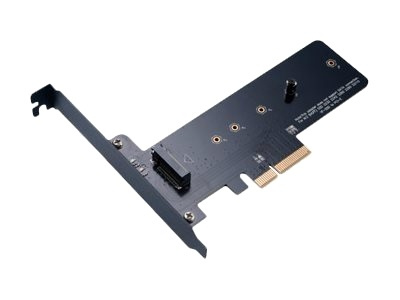 M.2 SSD to PCIe adapter card, Full height and Low profile bracket incl i gruppen Datautstyr / PC-Komponenter / Harddisker / Adaptere og tilbehør hos TP E-commerce Nordic AB (38-77026)