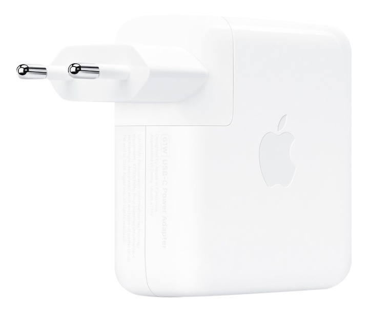 Apple USB-C - Strømadapter - 61 watt, hvit i gruppen Datautstyr / Bærbare datamaskiner og tilbehør / Lader / Vegglader / Apple hos TP E-commerce Nordic AB (38-77031)