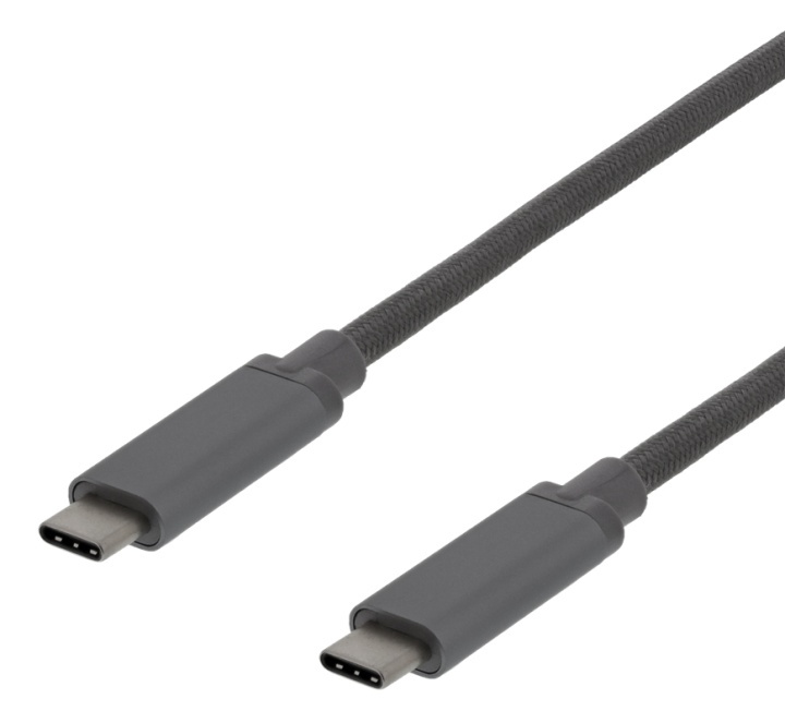 USB3.1 TYPE C TO C GEN2 3A 0,5m SPACE GREY PP BAG i gruppen SMARTTELEFON & NETTBRETT / Ladere og Kabler / Kabler / Kabler type C hos TP E-commerce Nordic AB (38-77086)