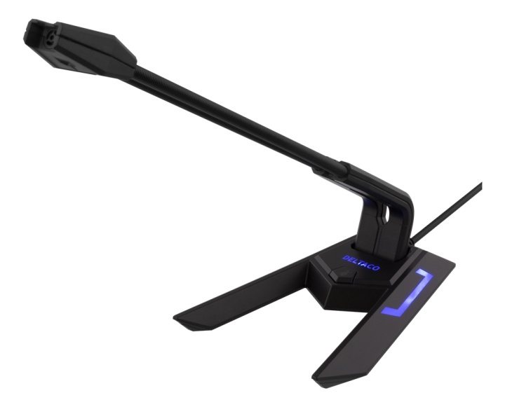DELTACO USB-bordmikrofon, frekvensområde 100 Hz - 1 kHz i gruppen Datautstyr / Datamaskin Tilbehør / Annet hos TP E-commerce Nordic AB (38-77128)