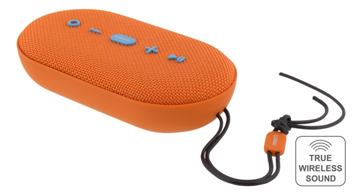 STREETZ water resistant Bluetooth speaker, 2x5W, IPX5, TWS,BT 4.2, ora i gruppen Elektronikk / Lyd & Bilde / Høyttalere & tilbehør / Bluetooth-høyttalere / Bærbare høyttalere hos TP E-commerce Nordic AB (38-77328)
