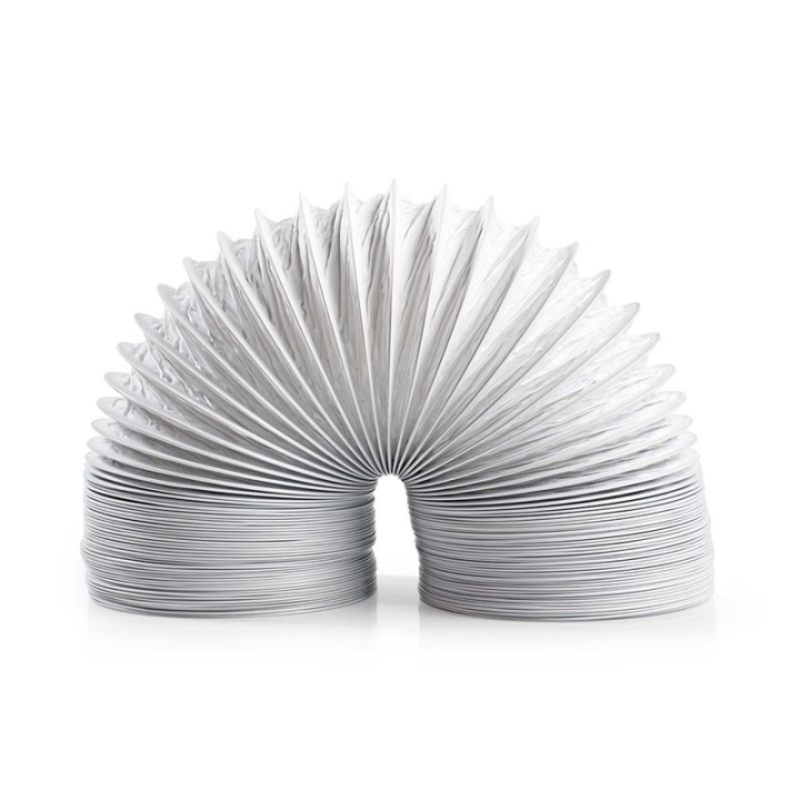 Nedis Air Outlet Hose PVC | 100 mm | 1.50 m | Egnet for: Air Ventilation / Tumble Dryers | Hvit i gruppen HJEM, HUS OG HAGE / Rengjøringsprodukter / Rengjøringstilbehør hos TP E-commerce Nordic AB (38-77639)
