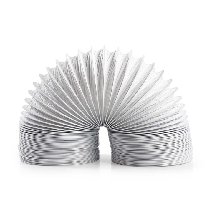 Nedis Air Outlet Hose PVC | 100 mm | 6.00 m | Egnet for: Air Ventilation / Tumble Dryers | Hvit