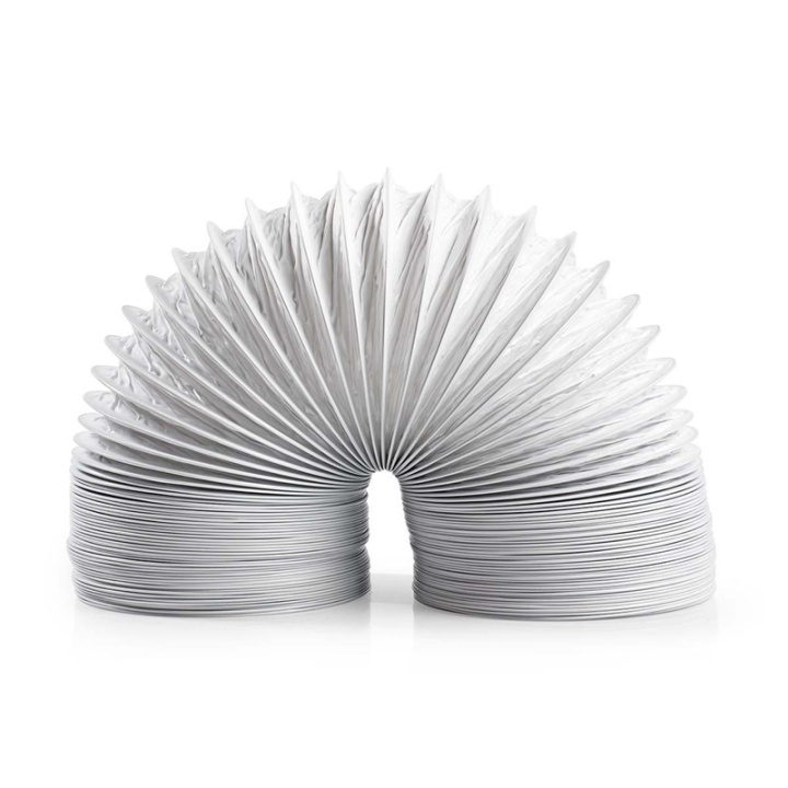 Nedis Air Outlet Hose PVC | 127 mm | 6.00 m | Egnet for: Air Ventilation / Tumble Dryers | Hvit