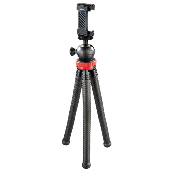 Hama Bordsstativ Kamera, Smartphone & GoPro FlexPro 27 cm Röd i gruppen Elektronikk / Foto og video / Fotograferingsutstyr / Stativer hos TP E-commerce Nordic AB (38-77686)