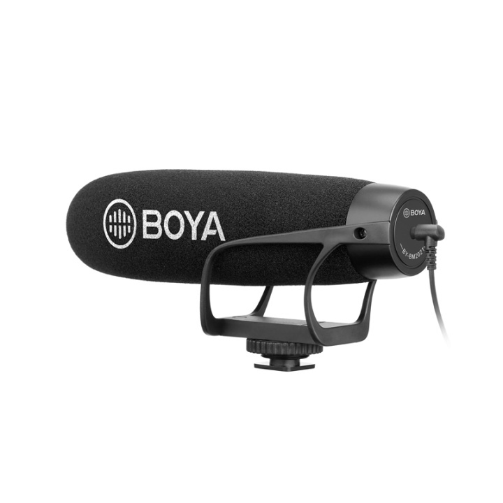 BOYA Mikrofon Shotgun BY-BM2021 Kondensator 3.5mm i gruppen Elektronikk / Lyd & Bilde / Håndholdte mikrofoner hos TP E-commerce Nordic AB (38-77701)