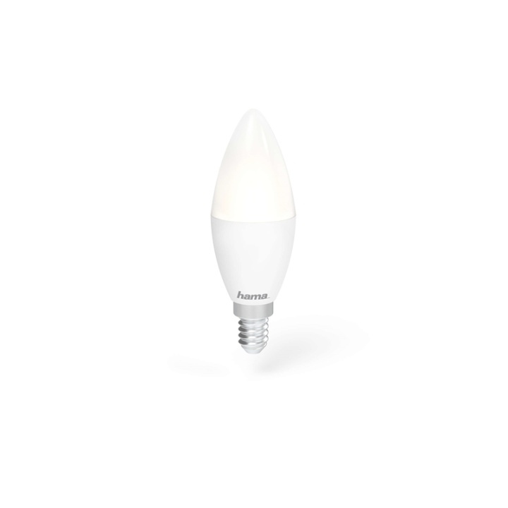 HAMA WiFi LED-lampe E14 Hvit 4.5W i gruppen HJEM, HUS OG HAGE / Smarthus / Smart belysning hos TP E-commerce Nordic AB (38-77728)