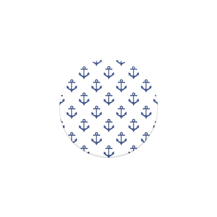 PopSockets Anchors Away White Avtagbart Grip med Ställfunktion i gruppen SMARTTELEFON & NETTBRETT / Annet tilbehør / Popsockets hos TP E-commerce Nordic AB (38-77873)