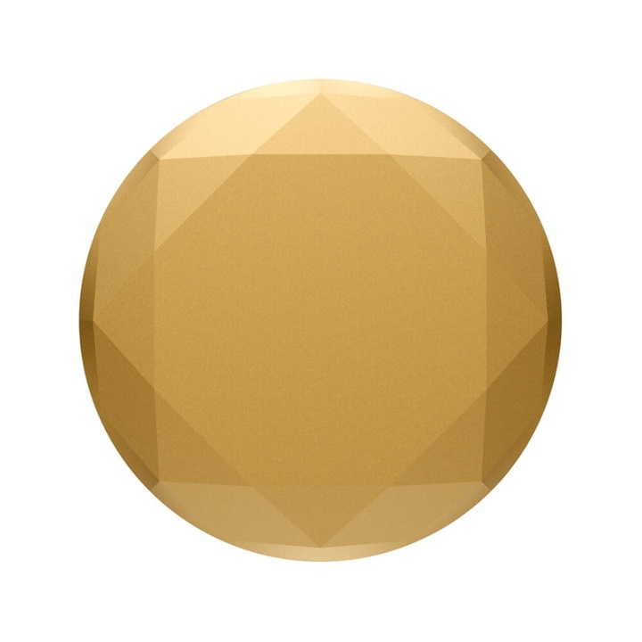 PopSockets Metallic Diamond Medallion Gold Avtagbart Grip med Ställfunktion Premium i gruppen SMARTTELEFON & NETTBRETT / Annet tilbehør / Popsockets hos TP E-commerce Nordic AB (38-77875)