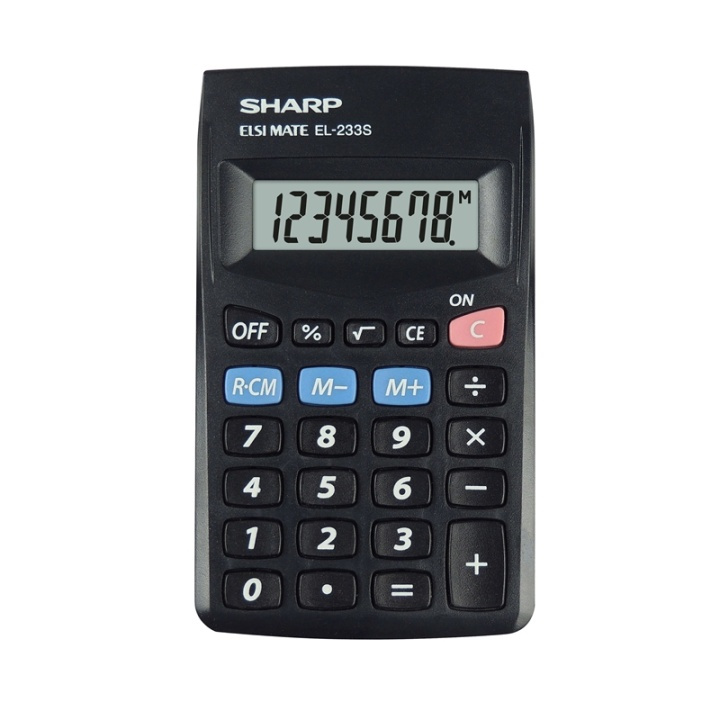 SHARP Kalkulator EL233SBBK i gruppen HJEM, HUS OG HAGE / Klokker & Teller / Telleverk hos TP E-commerce Nordic AB (38-77960)