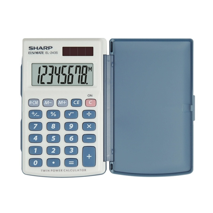 SHARP Kalkulator EL243S i gruppen HJEM, HUS OG HAGE / Klokker & Teller / Telleverk hos TP E-commerce Nordic AB (38-77961)