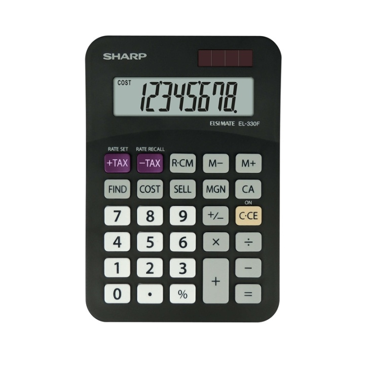 SHARP Kalkulator EL330FBBK i gruppen HJEM, HUS OG HAGE / Klokker & Teller / Telleverk hos TP E-commerce Nordic AB (38-77966)
