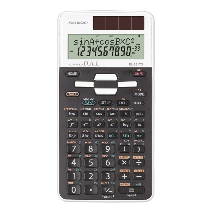 Sharp Kalkylator EL531THBWH i gruppen HJEM, HUS OG HAGE / Klokker & Teller / Telleverk hos TP E-commerce Nordic AB (38-77970)