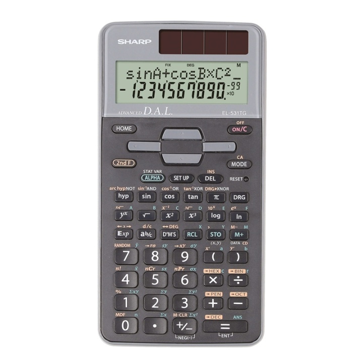 Sharp Kalkylator EL531THBGY i gruppen HJEM, HUS OG HAGE / Klokker & Teller / Telleverk hos TP E-commerce Nordic AB (38-77971)