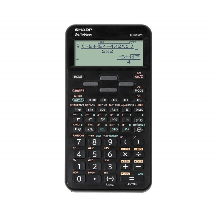 Sharp Kalkylator ELW531TLBBK i gruppen HJEM, HUS OG HAGE / Klokker & Teller / Telleverk hos TP E-commerce Nordic AB (38-77975)