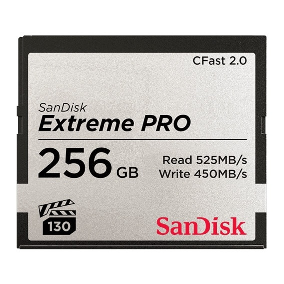 SANDISK Cfast 2.0 Extreme Pro 256GB 525MB/s VPG130 i gruppen Elektronikk / Lagringsmedia / Minnekort / SD/SDHC/SDXC hos TP E-commerce Nordic AB (38-77989)