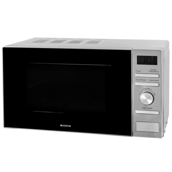 Champion Mikrobølgeovn Digital 20L 700W MW035 Rustfritt stål i gruppen HJEM, HUS OG HAGE / Husholdningsapparater / Mikrobølgeovner hos TP E-commerce Nordic AB (38-78146)