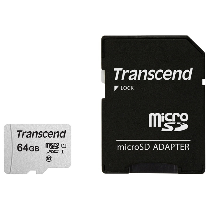 Transcend microSDXC 64GB U1 (R95/W45) i gruppen Elektronikk / Lagringsmedia / Minnekort / SD/SDHC/SDXC hos TP E-commerce Nordic AB (38-78294)