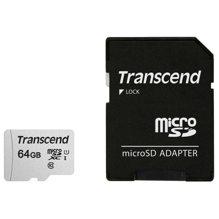 Transcend microSDXC 64 GB U1 (R95/W25) i gruppen Elektronikk / Lagringsmedia / Minnekort / SD/SDHC/SDXC hos TP E-commerce Nordic AB (38-78294)
