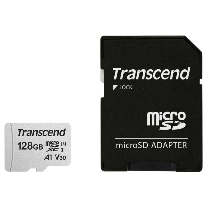 Transcend microSDXC 128GB U3 (R95/W45) i gruppen Elektronikk / Lagringsmedia / Minnekort / SD/SDHC/SDXC hos TP E-commerce Nordic AB (38-78297)
