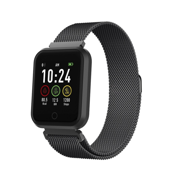 Forever ForeVigo Smartklocka SW-300, Svart i gruppen SPORT, FRITID & HOBBY / Smartwatch og Aktivitetsmålere / Smartwatches hos TP E-commerce Nordic AB (38-78755)