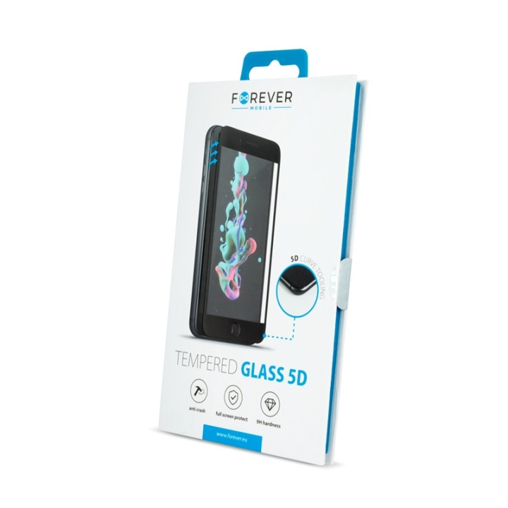 Forever Herdet glass 5D for Samsung A50/A30s/A50s Svart ramme i gruppen SMARTTELEFON & NETTBRETT / Mobilbeskyttelse / Samsung hos TP E-commerce Nordic AB (38-78833)
