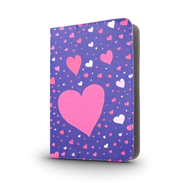 Universalveske Hearts for nettbrett 7-8 i gruppen SMARTTELEFON & NETTBRETT / Nettbrettbeskyttelse / Universal beskyttelse hos TP E-commerce Nordic AB (38-78873)