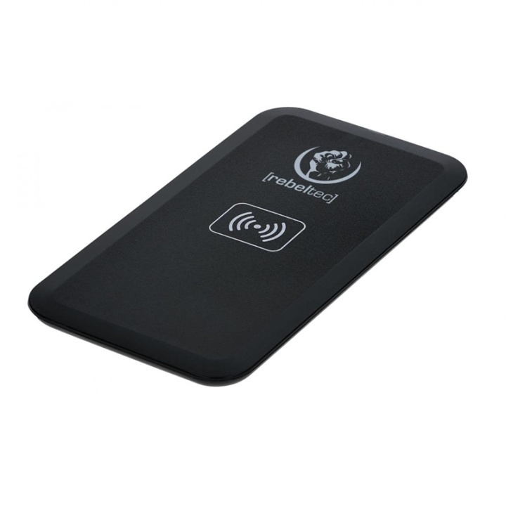 Rebeltec Qi trådløs lader 5W, svart i gruppen SMARTTELEFON & NETTBRETT / Ladere og Kabler / Trådløs lader QI hos TP E-commerce Nordic AB (38-78957)