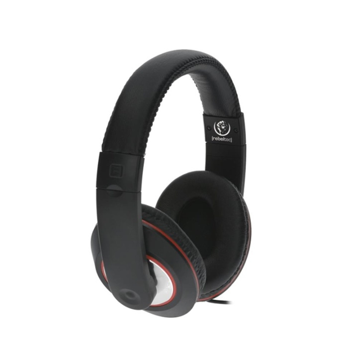 Rebeltec Fide-hodetelefoner, svart i gruppen Datautstyr / GAMING / Headset hos TP E-commerce Nordic AB (38-78970)