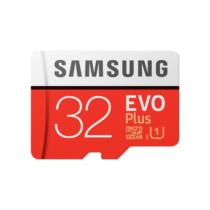 Samsung MicroSD Evo Plus, Klass 10, 32 GB + Adpater i gruppen Elektronikk / Lagringsmedia / Minnekort / MicroSD/HC/XC hos TP E-commerce Nordic AB (38-78991)