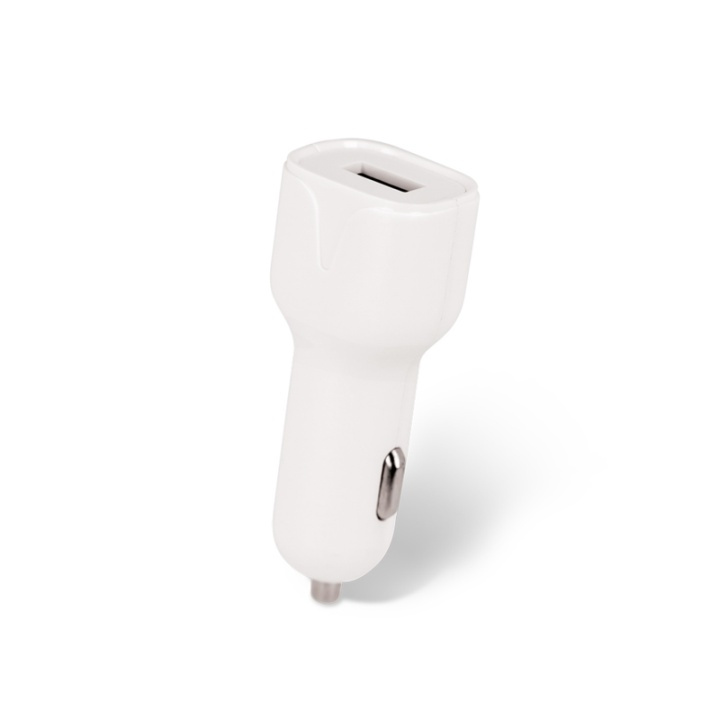 Setty Billader USB-uttak med Lightning-kabel 1m, 2,4A, Hvit i gruppen SMARTTELEFON & NETTBRETT / Ladere og Kabler / Billader / Billader Lightning hos TP E-commerce Nordic AB (38-79039)