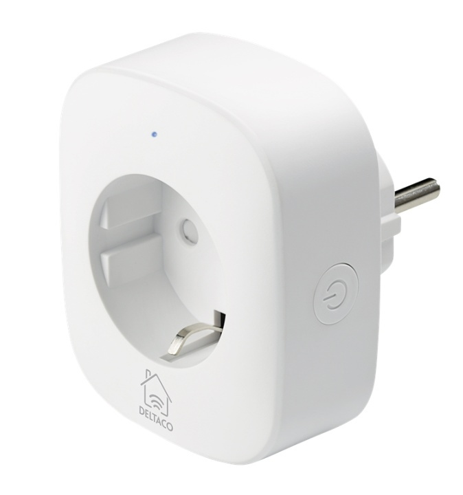 DELTACO SH-P01E Smart Home Plug with energy monitoring, 2.4GHz, white i gruppen HJEM, HUS OG HAGE / Smarthus / Energimåler hos TP E-commerce Nordic AB (38-79217)
