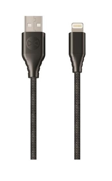 Forever Core - Fast Charge Lightning synkroniserings-/ladekabel (2,4A), 3 m i gruppen SMARTTELEFON & NETTBRETT / Ladere og Kabler / Kabler / Kabler Lightning hos TP E-commerce Nordic AB (38-79379)