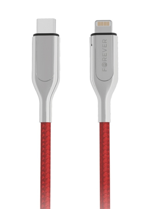 Forever Core - USB-C/Lightning (3A) MFI, 1,5 m i gruppen SMARTTELEFON & NETTBRETT / Ladere og Kabler / Kabler / Kabler Lightning hos TP E-commerce Nordic AB (38-79382)