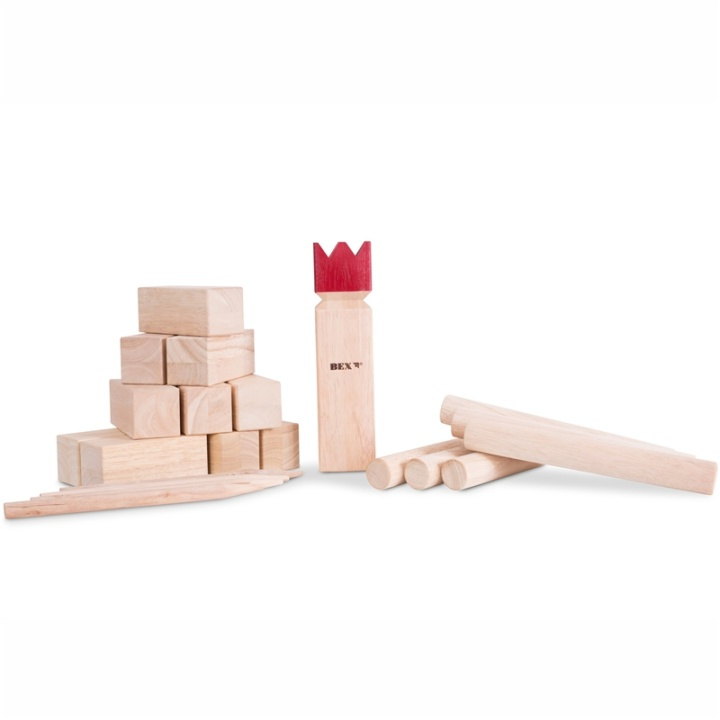 Bex Kubb Original Rød konge i gruppen LEKER, BARN OG BABY / Uteleker / Hageleker hos TP E-commerce Nordic AB (38-79890)