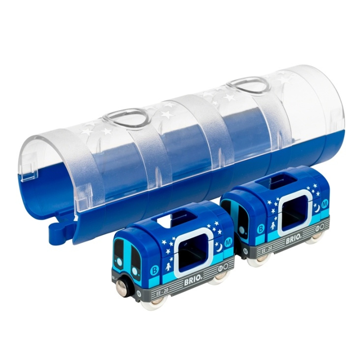 Brio 33970 T-banetog og tunnel i gruppen LEKER, BARN OG BABY / Leker / Byggeleker / Brio Tågbanor hos TP E-commerce Nordic AB (38-79963)
