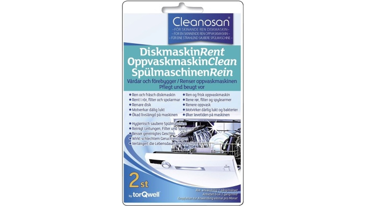 Cleanosan Cleaning Rengöringstabletter för diskmaskin, 2-pack i gruppen HJEM, HUS OG HAGE / Rengjøringsprodukter / Rengjøringstilbehør hos TP E-commerce Nordic AB (38-80022)