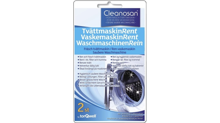 Cleanosan Cleaning Rengöringstabletter för tvättmaskin, 2-pack i gruppen HJEM, HUS OG HAGE / Rengjøringsprodukter / Rengjøringstilbehør hos TP E-commerce Nordic AB (38-80023)