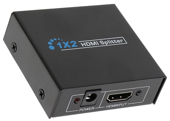 HDMI-splitter med 2 porter, 1080P i gruppen Datautstyr / Kabler og adaptere / HDMI/VGA/DVI-switcher hos TP E-commerce Nordic AB (38-80521)