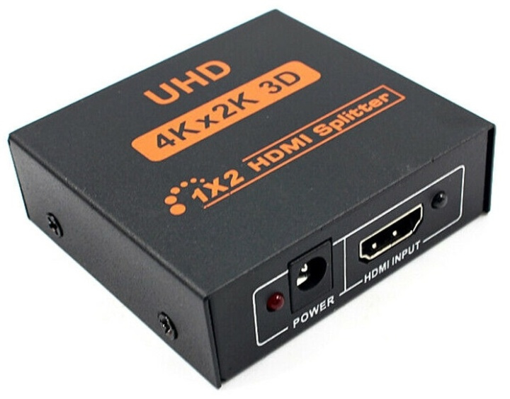 HDMI Splitter 2 porter 4Kx2K i gruppen Datautstyr / Kabler og adaptere / HDMI/VGA/DVI-switcher hos TP E-commerce Nordic AB (38-80522)