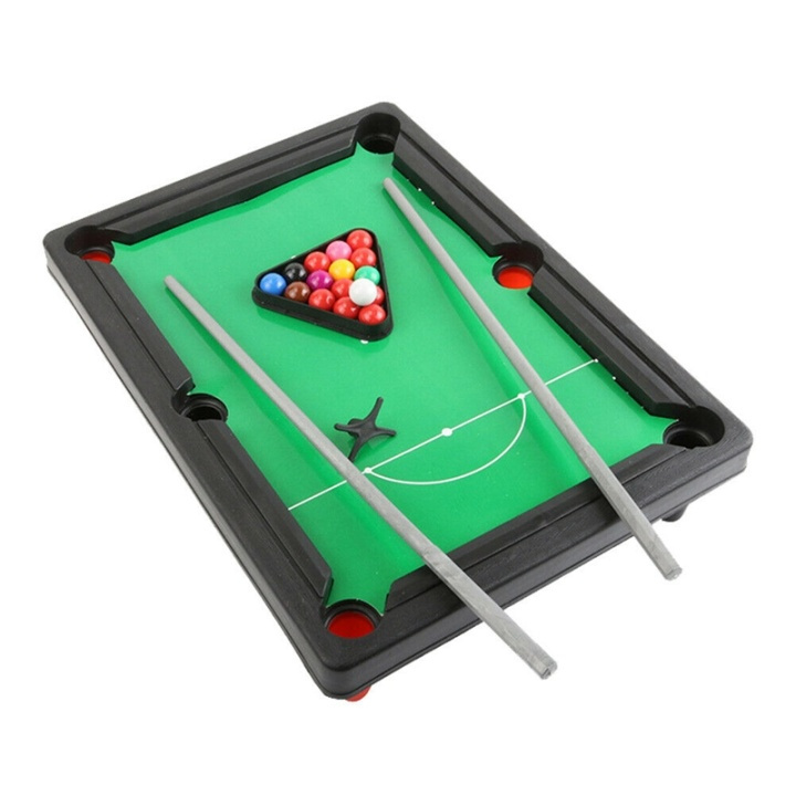 Minibassengbord inkl. triangel, 2 køer og 11 baller i gruppen LEKER, BARN OG BABY / Spill / Brettspill hos TP E-commerce Nordic AB (38-80597)