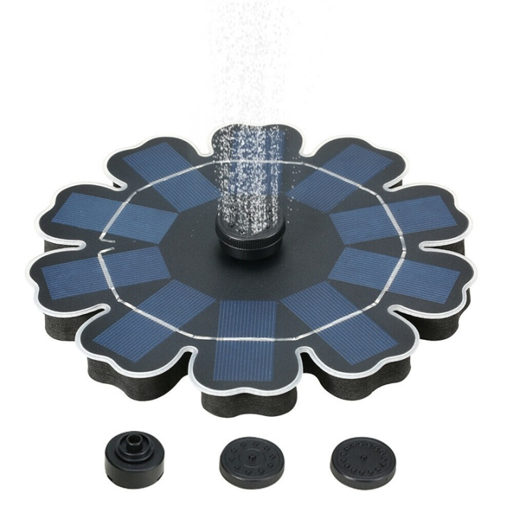 Flytande fontän som drivs av solceller i gruppen HJEM, HUS OG HAGE / Hageprodukter / Annet hos TP E-commerce Nordic AB (38-80639)