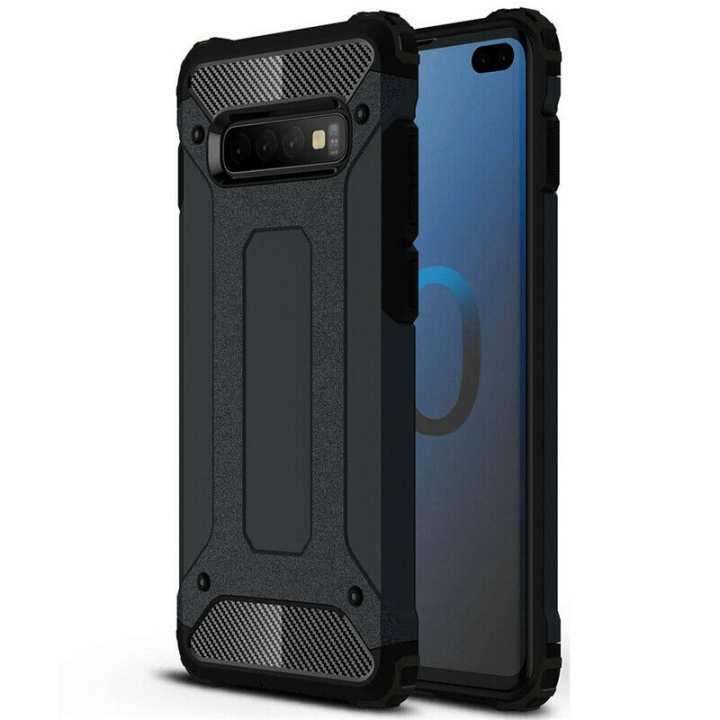 Støtsikker Armor case til Galaxy M30, Svart i gruppen SMARTTELEFON & NETTBRETT / Mobilbeskyttelse / Samsung hos TP E-commerce Nordic AB (38-80658)