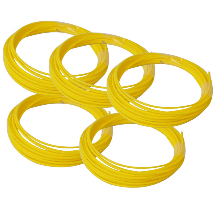 PLA Filament til 3D-penn, Gul i gruppen LEKER, BARN OG BABY / Leker / Håndtverk hos TP E-commerce Nordic AB (38-80851)