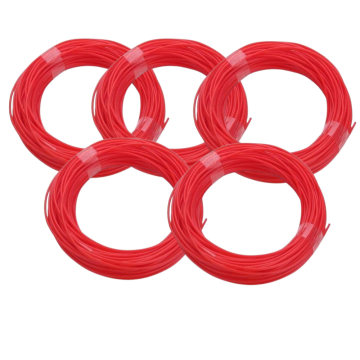PLA Filament til 3D-penn, Rød i gruppen LEKER, BARN OG BABY / Leker / Håndtverk hos TP E-commerce Nordic AB (38-80881)