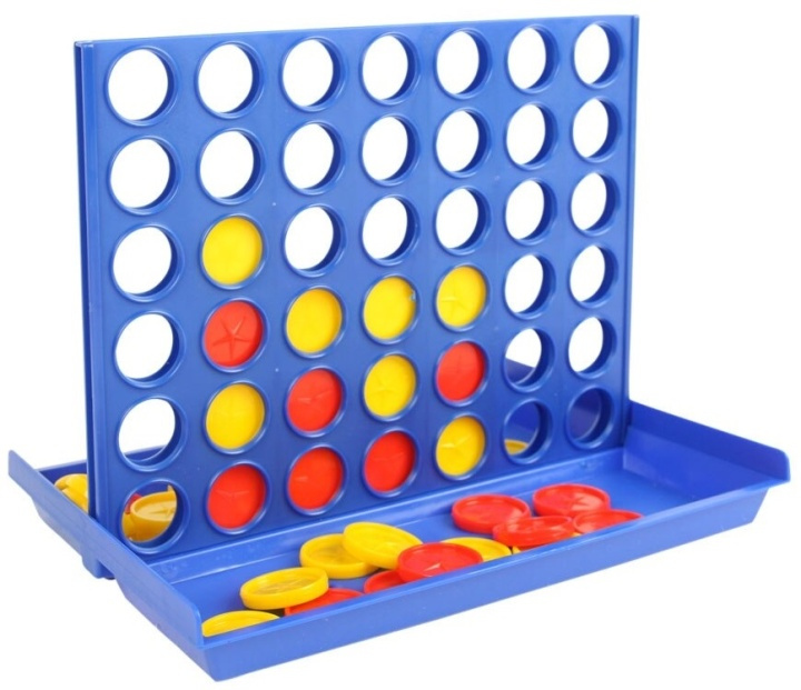 4 på rad - det klassiske brettspillet i gruppen LEKER, BARN OG BABY / Spill / Brettspill hos TP E-commerce Nordic AB (38-80931)